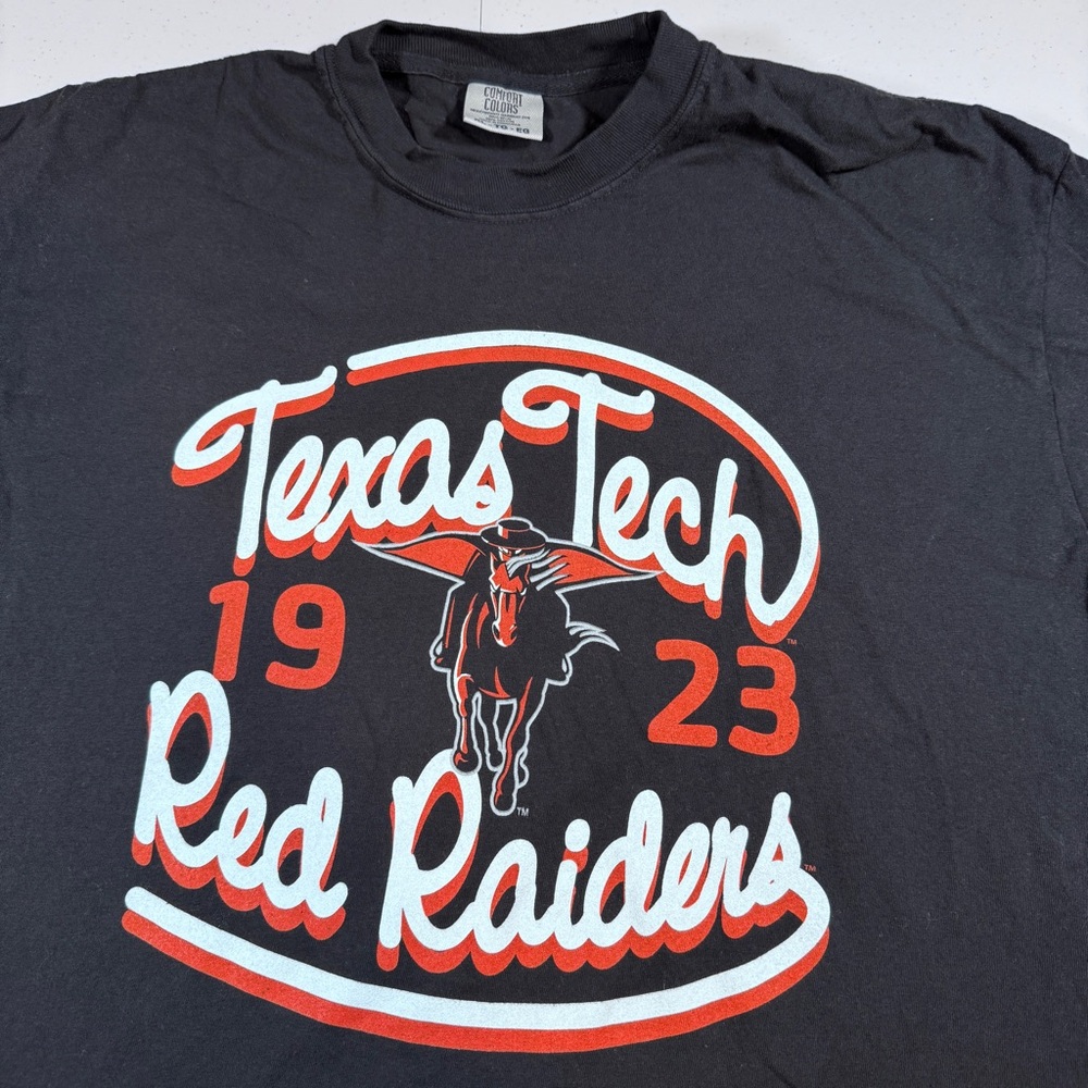 Texas Tech Graphic Tee Comfort Colors XL